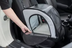 Trixie Car Seat For Dogs Grey/Black -Pet World Outlet Sales trixie car seat for dogs greyblack w93t.jpg