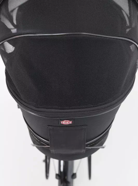 Trixie Dog Bicycle Basket For Wide Bike Racks Black 12 Trixie Dog Bicycle Basket For Wide Bike Racks Black - Image 12