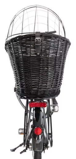 Trixie Dog Bicycle Basket With Lattice For Bike Racks Black -Pet World Outlet Sales trixie dog bicycle basket with lattice for bike racks black 4swr.jpg