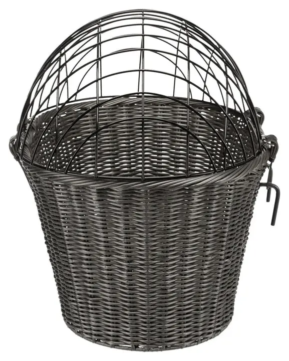 Trixie Front Bicycle Basket For Dogs Anthracite 3 Trixie Front Bicycle Basket For Dogs Anthracite - Image 3