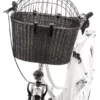 Trixie Front Bicycle Basket For Dogs Anthracite