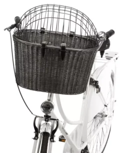Trixie Front Bicycle Basket For Dogs Anthracite