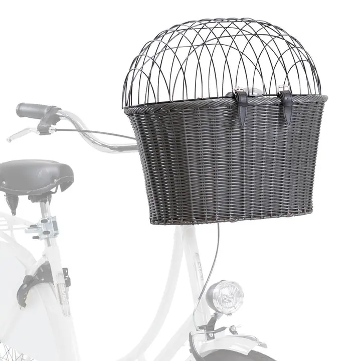 Trixie Front Bicycle Basket For Dogs Anthracite 16 Trixie Front Bicycle Basket For Dogs Anthracite - Image 16