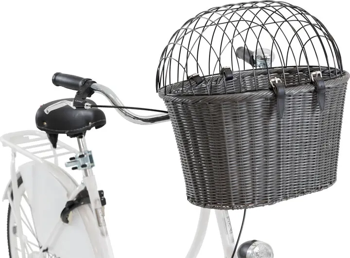 Trixie Front Bicycle Basket For Dogs Anthracite 15 Trixie Front Bicycle Basket For Dogs Anthracite - Image 15