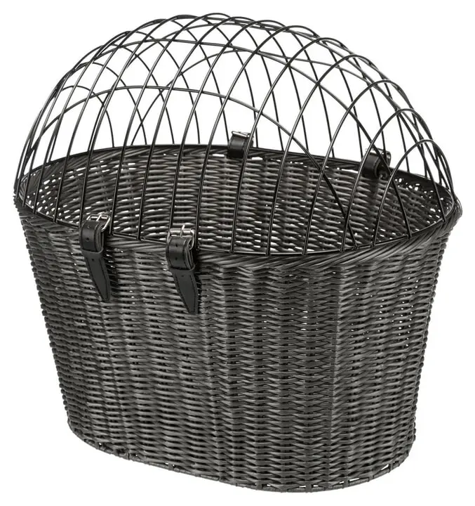 Trixie Front Bicycle Basket For Dogs Anthracite 7 Trixie Front Bicycle Basket For Dogs Anthracite - Image 7