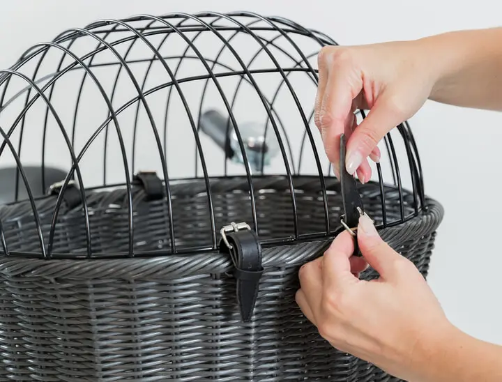 Trixie Front Bicycle Basket For Dogs Anthracite 14 Trixie Front Bicycle Basket For Dogs Anthracite - Image 14