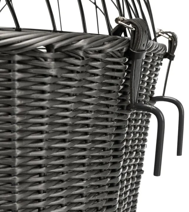 Trixie Front Bicycle Basket For Dogs Anthracite 4 Trixie Front Bicycle Basket For Dogs Anthracite - Image 4