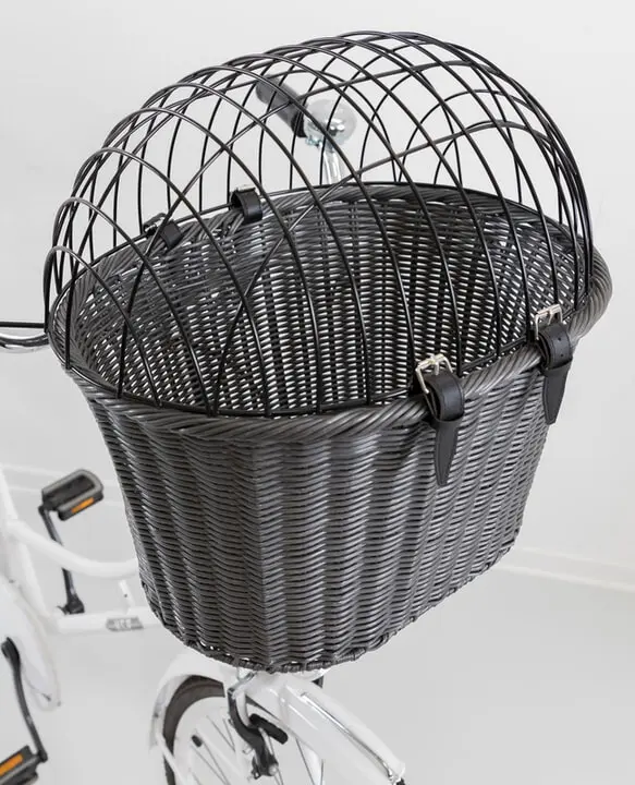 Trixie Front Bicycle Basket For Dogs Anthracite 9 Trixie Front Bicycle Basket For Dogs Anthracite - Image 9