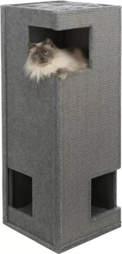 Trixie Gabriel Cat Tower Grey For Cats