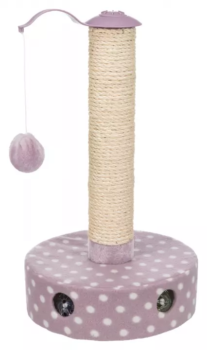 Trixie Junior Scratching Post Light Lilac For Cats 1 Trixie Junior Scratching Post Light Lilac For Cats