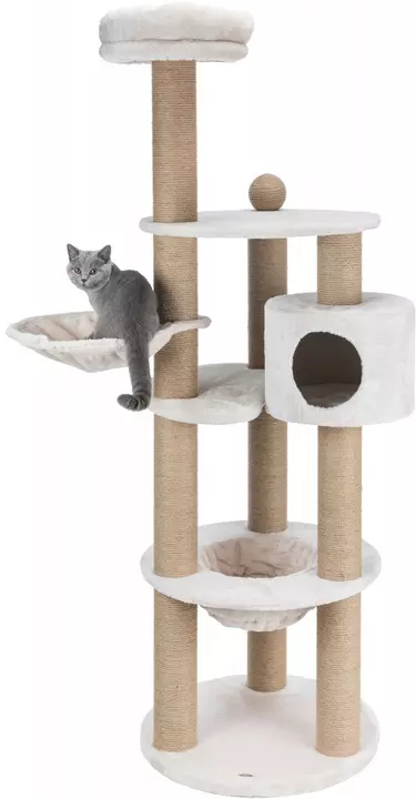 Trixie Nigella Scratching Post Light Grey For Cats 1 Trixie Nigella Scratching Post Light Grey For Cats