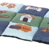 Trixie Patchwork Lying Mat Blue/Green For Dogs