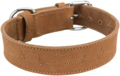 Trixie Rustic Fatleather Heartbeat Collar Brown -Pet World Outlet Sales trixie rustic fatleather heartbeat collar brown fqgf.jpg