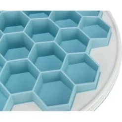 Trixie Slow Feeding Grey & Blue Food Plate Hive For Dogs