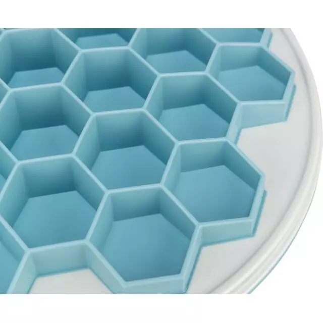 Trixie Slow Feeding Grey & Blue Food Plate Hive For Dogs 1 Trixie Slow Feeding Grey & Blue Food Plate Hive For Dogs