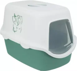 Trixie Vico Litter Tray With Hood For Cats Printed