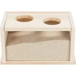 Trixie Wood Sand Bath For Small Animals