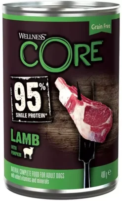 Wellness Core Can 95% Lamb And Pumpkin Dog Food