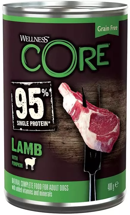 Wellness Core Can 95% Lamb And Pumpkin Dog Food 1 Wellness Core Can 95% Lamb And Pumpkin Dog Food