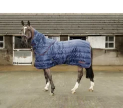 Whitaker 250g Navy & White Rastrick Combo Stable Rug