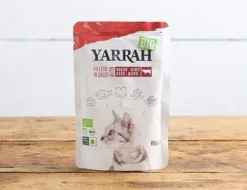 Yarrah Organic Fillets With Beef In Sauce For Cats