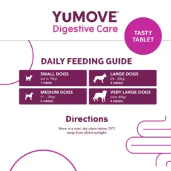 YuMOVE Digestive Care For All Dogs -Pet World Outlet Sales yumove digestive care for all dogs 959n.jpg