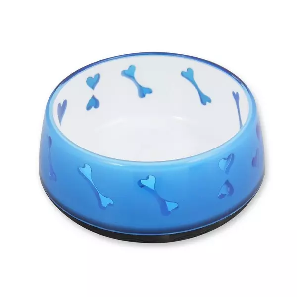 Pet World Outlet Sales -Pet World Outlet Sales all for paws anti slip blue hearts dog bowl rkch.jpg